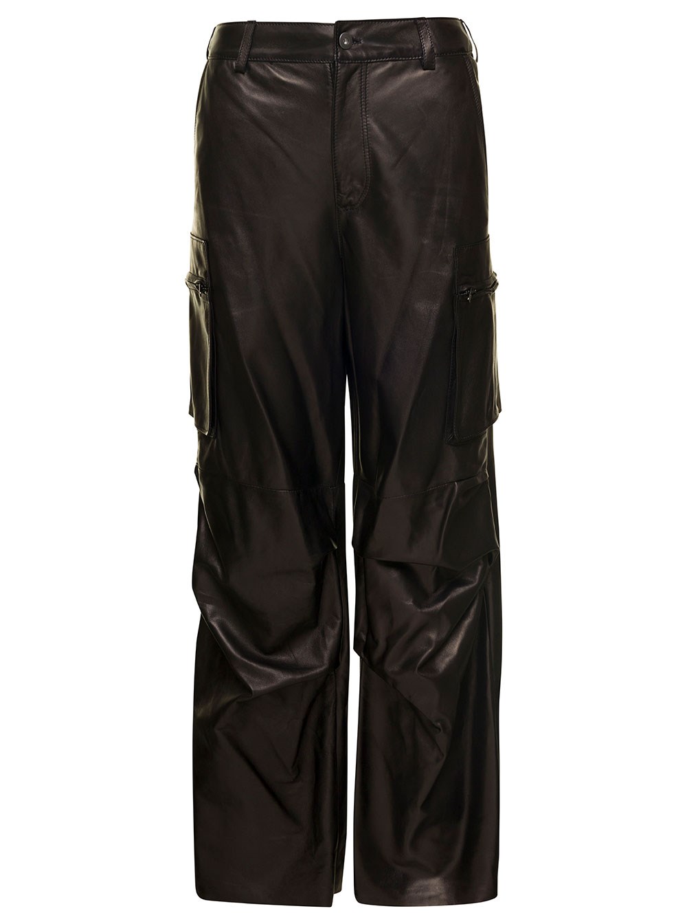 ボトムスその他 Salvatore Santoro NAPPA LEATHER CARGO PANTS Salvatore santoro Nappa leather cargo pants available on
