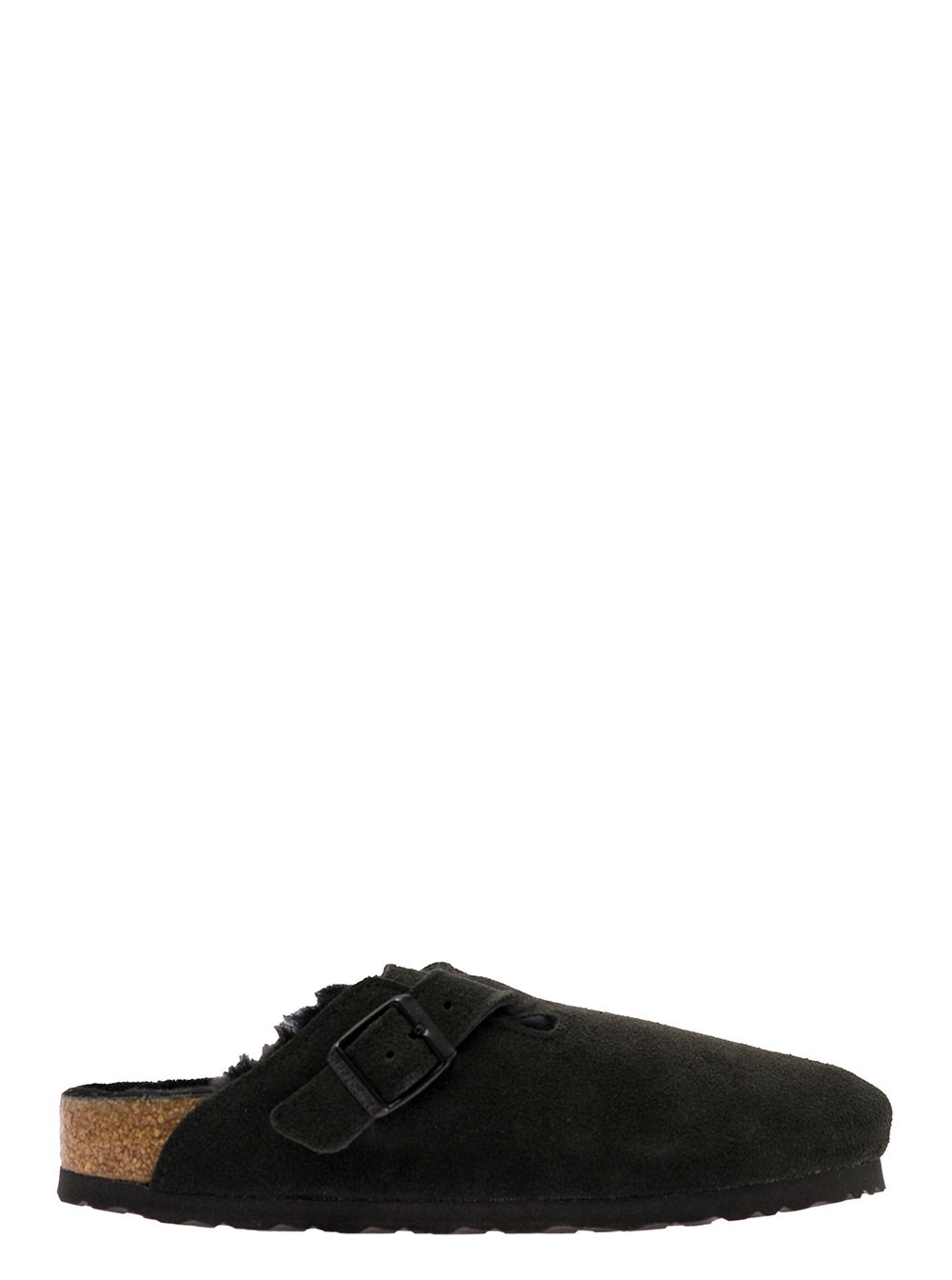 Birkenstock 'boston' black shearling sabot man birkenstock