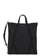 Alexander mcqueen 'the harness' black tote bag with logo detail in nylon  man available on Gaudenzi Boutique - 129418