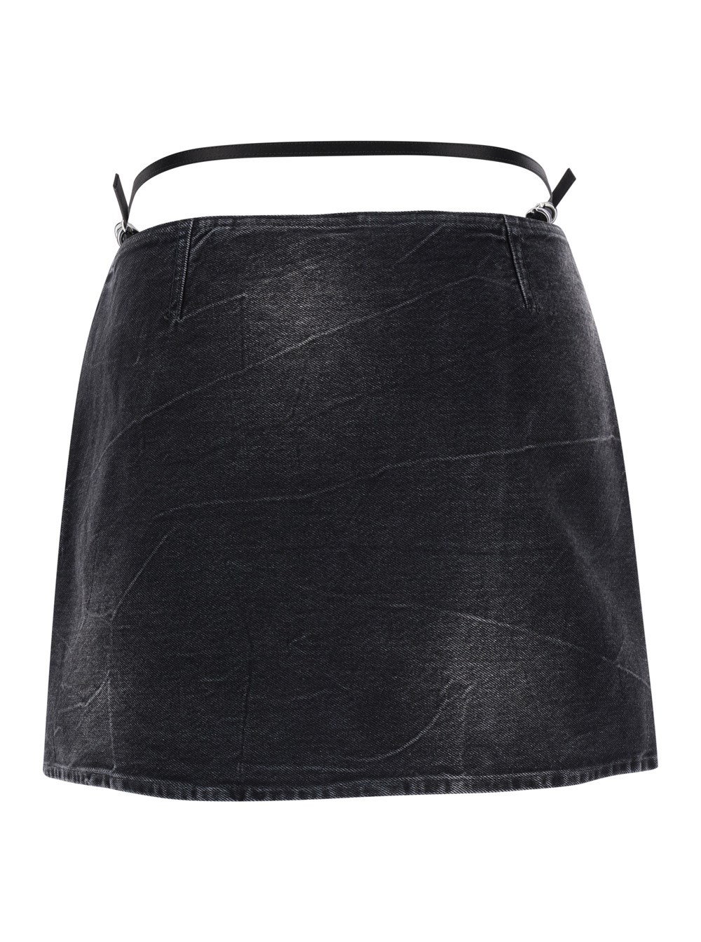 Givenchy Voyou denim skirt available on Gaudenzi Boutique