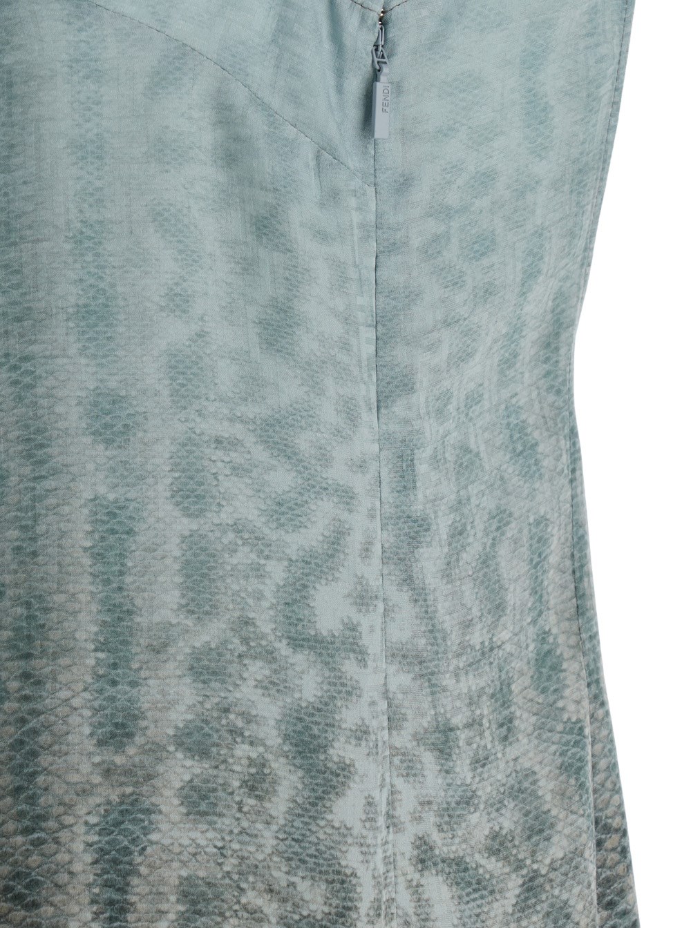 Fendi Multicolor animalier dress in silk woman available on