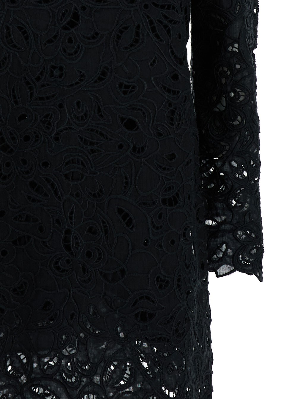 Isabel marant 'daphne' mini black dress with flower embroidery in guipure woman available on Gaudenzi Boutique - 133650 Isabel marant 'daphne' mini black dress with flower embroidery in guipure woman available on Gaudenzi Boutique - 133650