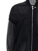 【関税＆送料込み】Rick Owens Black Jacket With Tulle Desig Rick owens Black jacket with tulle design in technical