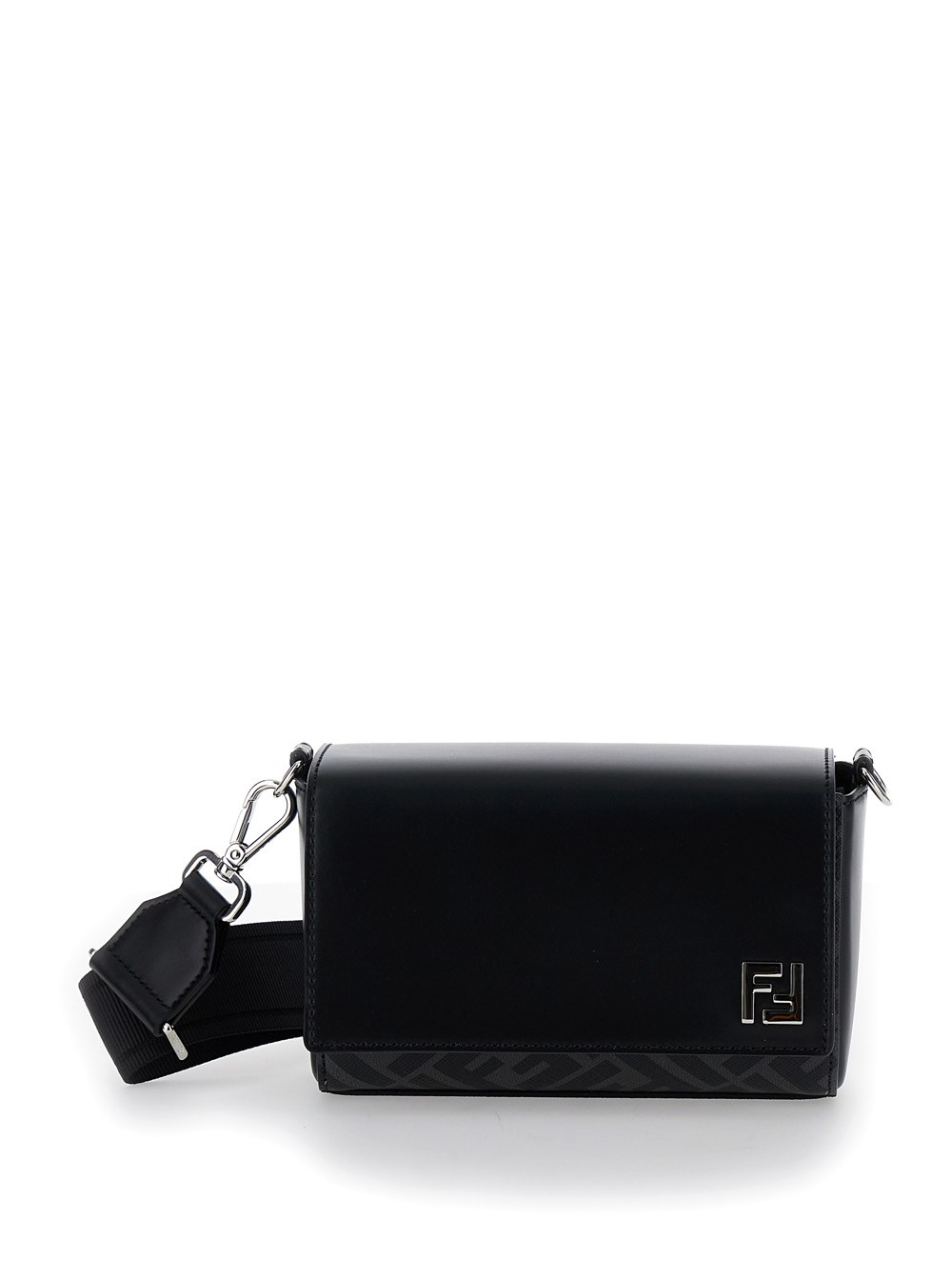 Fendi FF Tapestry O'Lock Swing Shoulder Bag | Vivrelle