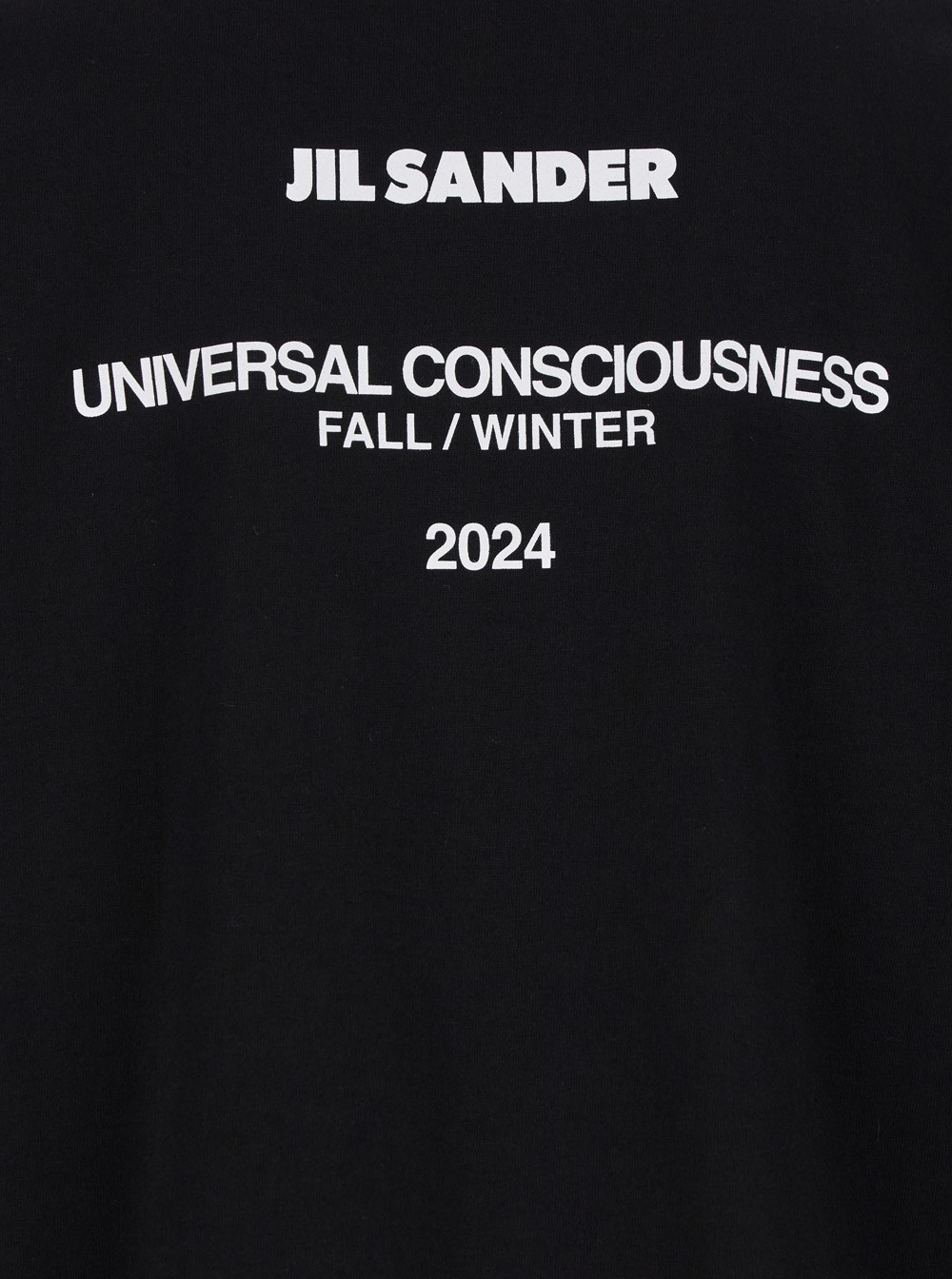 Jil sander Black double-layers t-shirt in cotton man