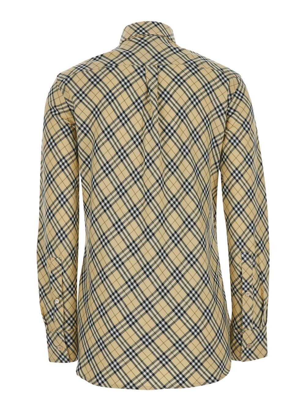 Burberry Camicia oversize con motivo check all-over in cotone