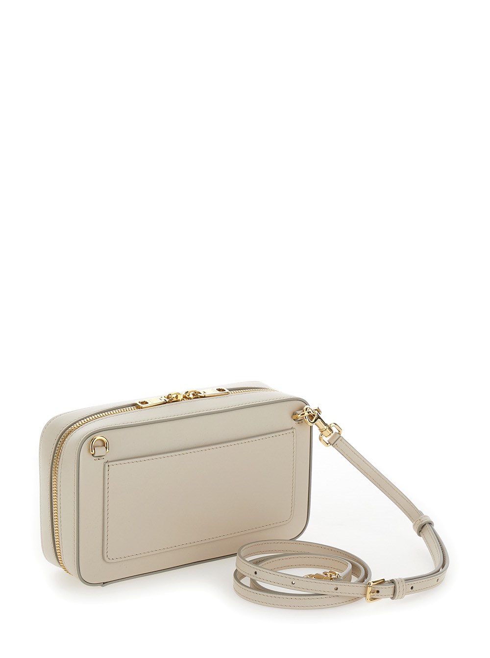 Dolce e gabbana White crossbody bag with quilted logo in leather woman available on Gaudenzi Boutique 145366