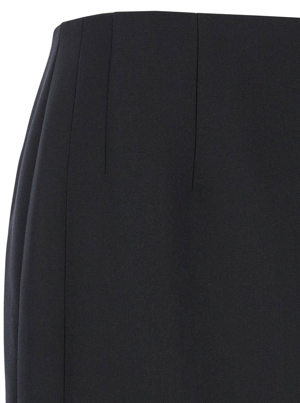 スカート VALENTINO GARAVANI 'Solid Grisaille' Valentino skirt Black Valentino Garavani Black Grisaille Midi Skirt for Women
