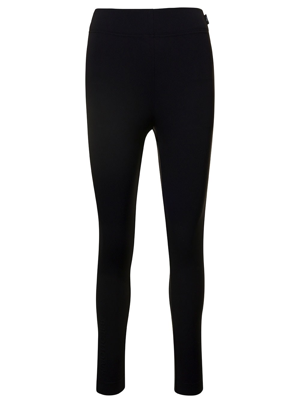 Moncler grenoble Black leggings with zipped pocket in