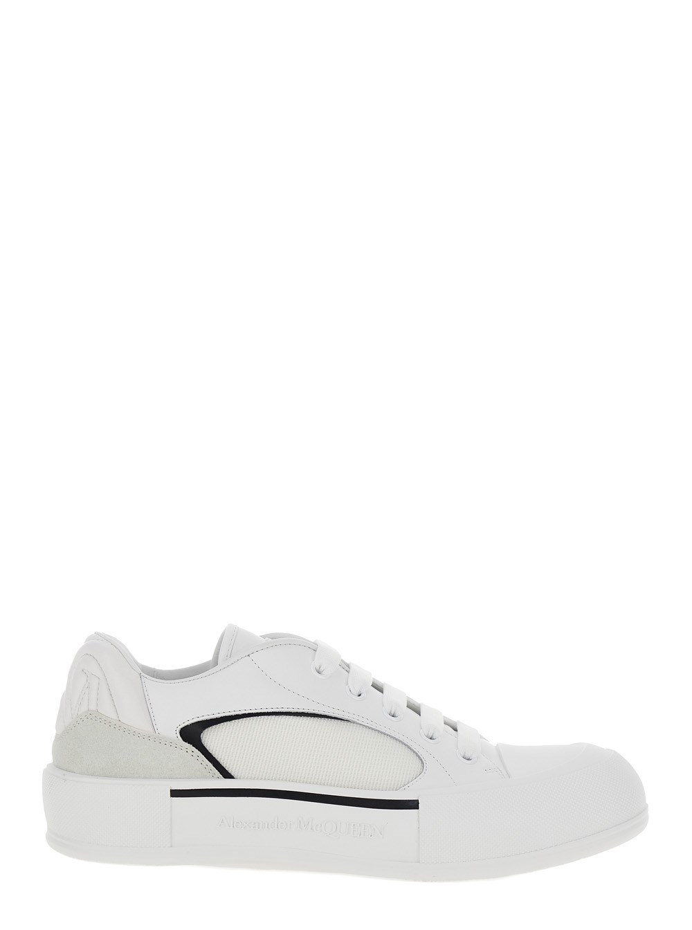 スニーカー alexander mcqueen SS24 CRUIS SNEAKER (777241 W4SS39061) Alexander mcqueen 'cruis' white low top sneakers with logo