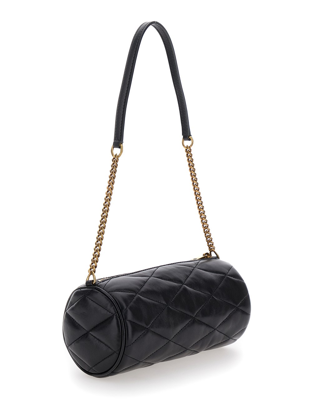 Saint laurent Borsa cilindrica 'sade mini' con cassandre in