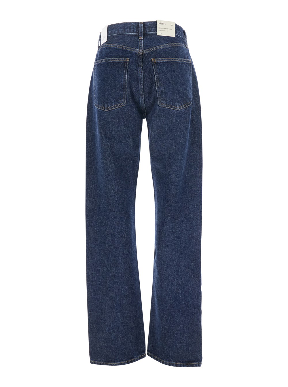 【送料&関税込】AGOLDE Blue Jeans With Belt Loops And Logo P Agolde Blue jeans with belt loops and logo patch on the rear