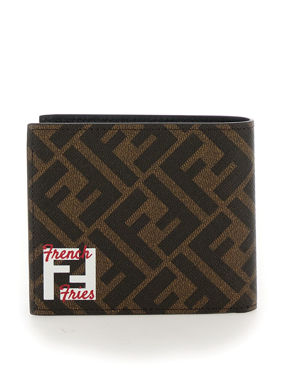 折りたたみ財布 Fendi Dark Brown Leather Selleria Wallet FENDI SELLERIA(フェンディ セレリア) 折りたたみ財布(メンズ
