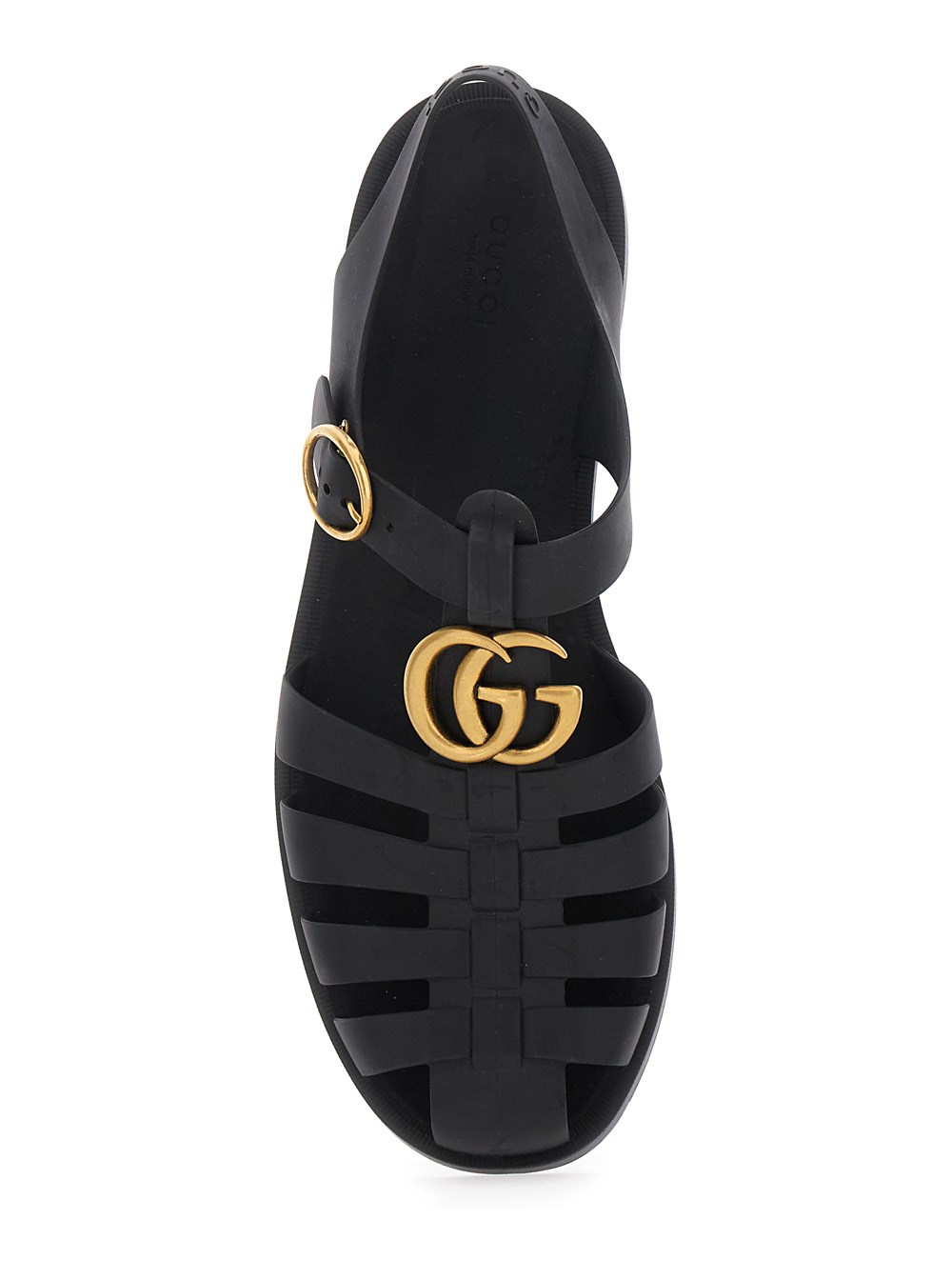 Gucci GGロゴ装飾 黒サテンシューズ Gucci GGロゴ装飾 黒サテンシューズ