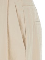 Jacquemus 'le pantalon calisson' white pants with draping