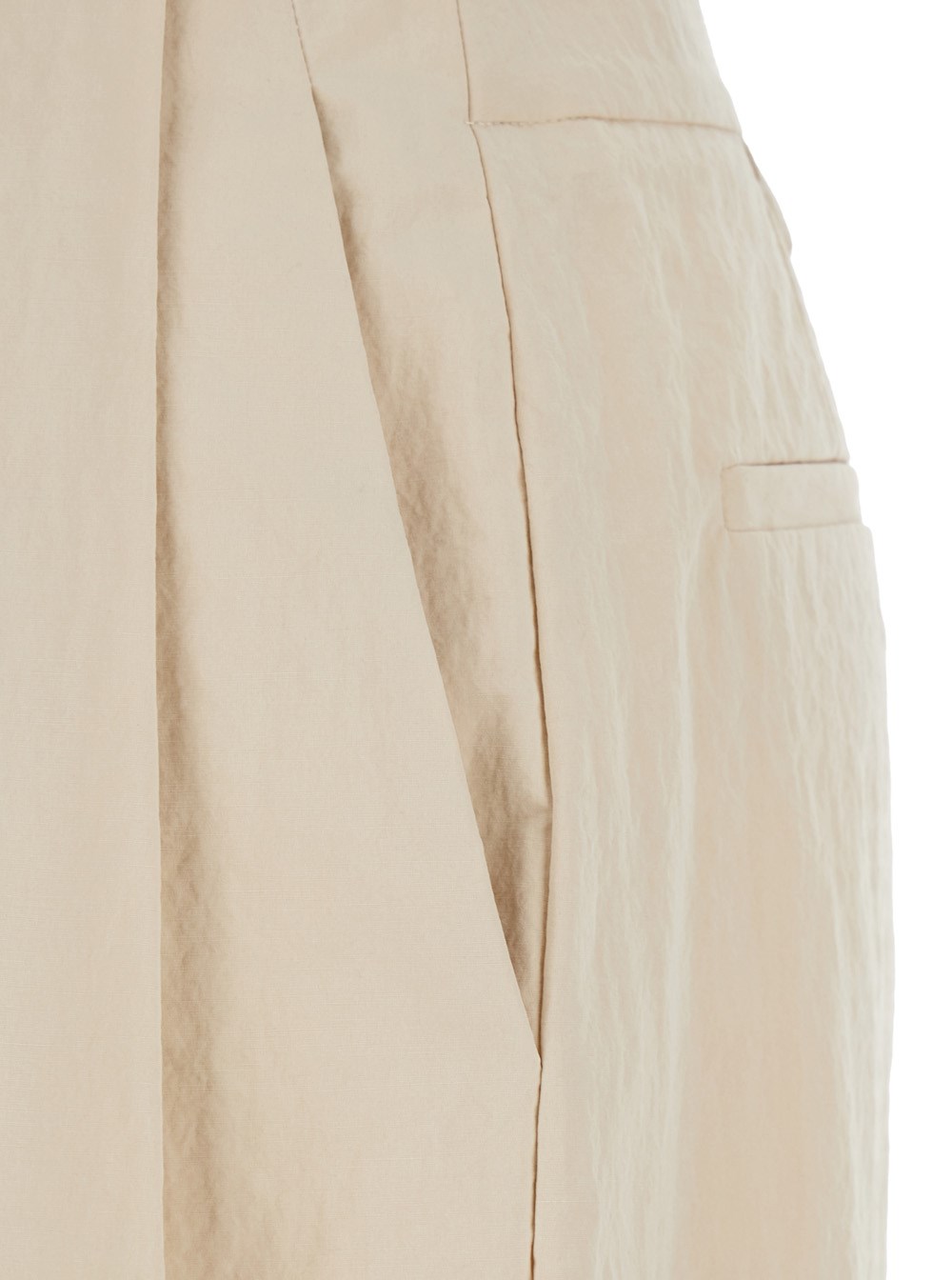 Jacquemus 'le pantalon calisson' white pants with draping