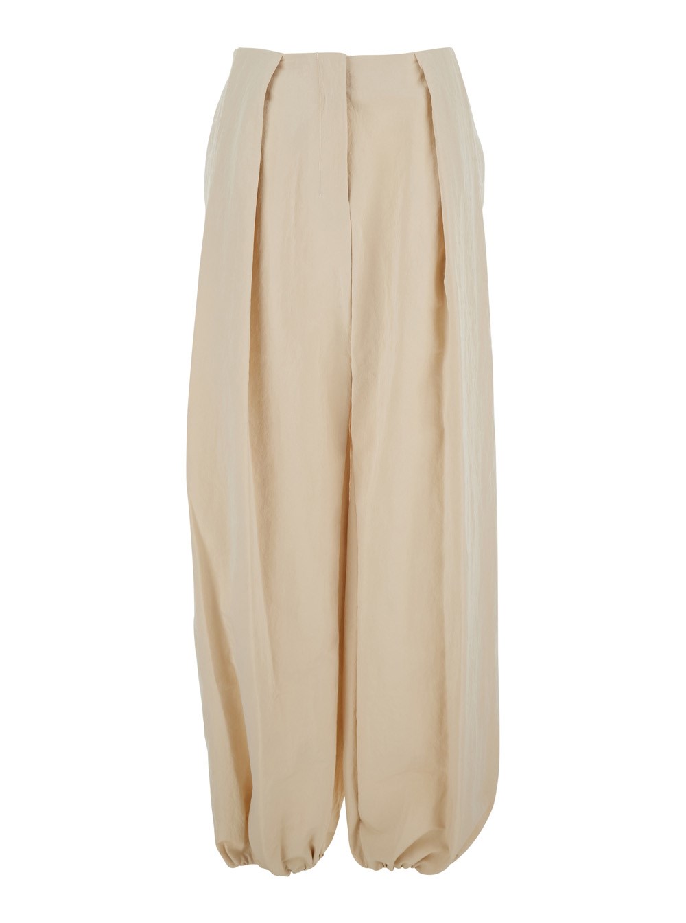 【関税込み】JACQUEMUS LE PANTALONE CALISSON' PANTS Jacquemus 'le pantalon calisson' white pants with draping