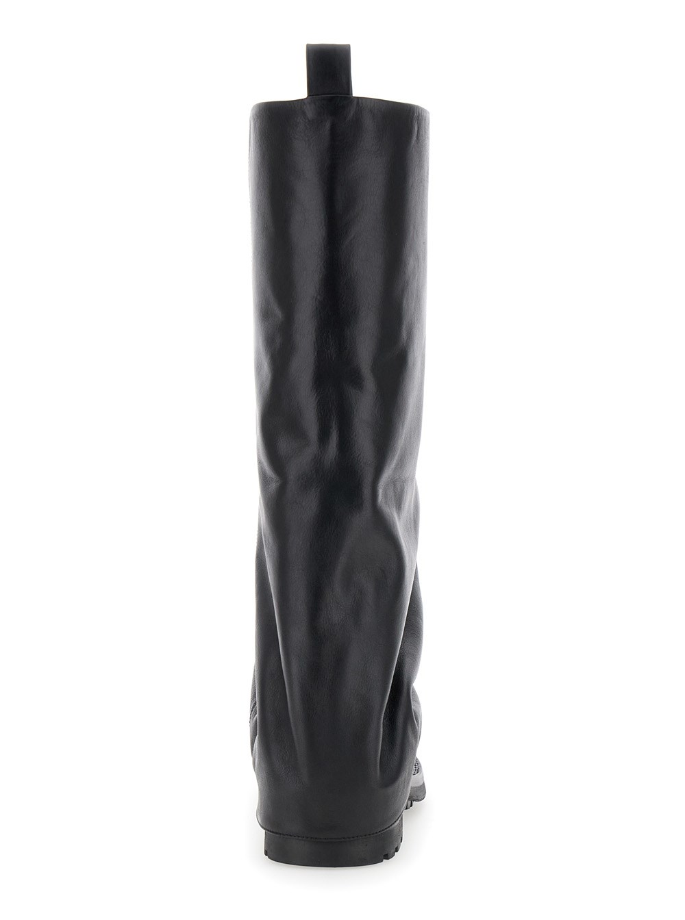 ロングブーツ Strategia 'Ranger' Black Leather Boots Woman Strategia 'ranger' black leather boots woman available on