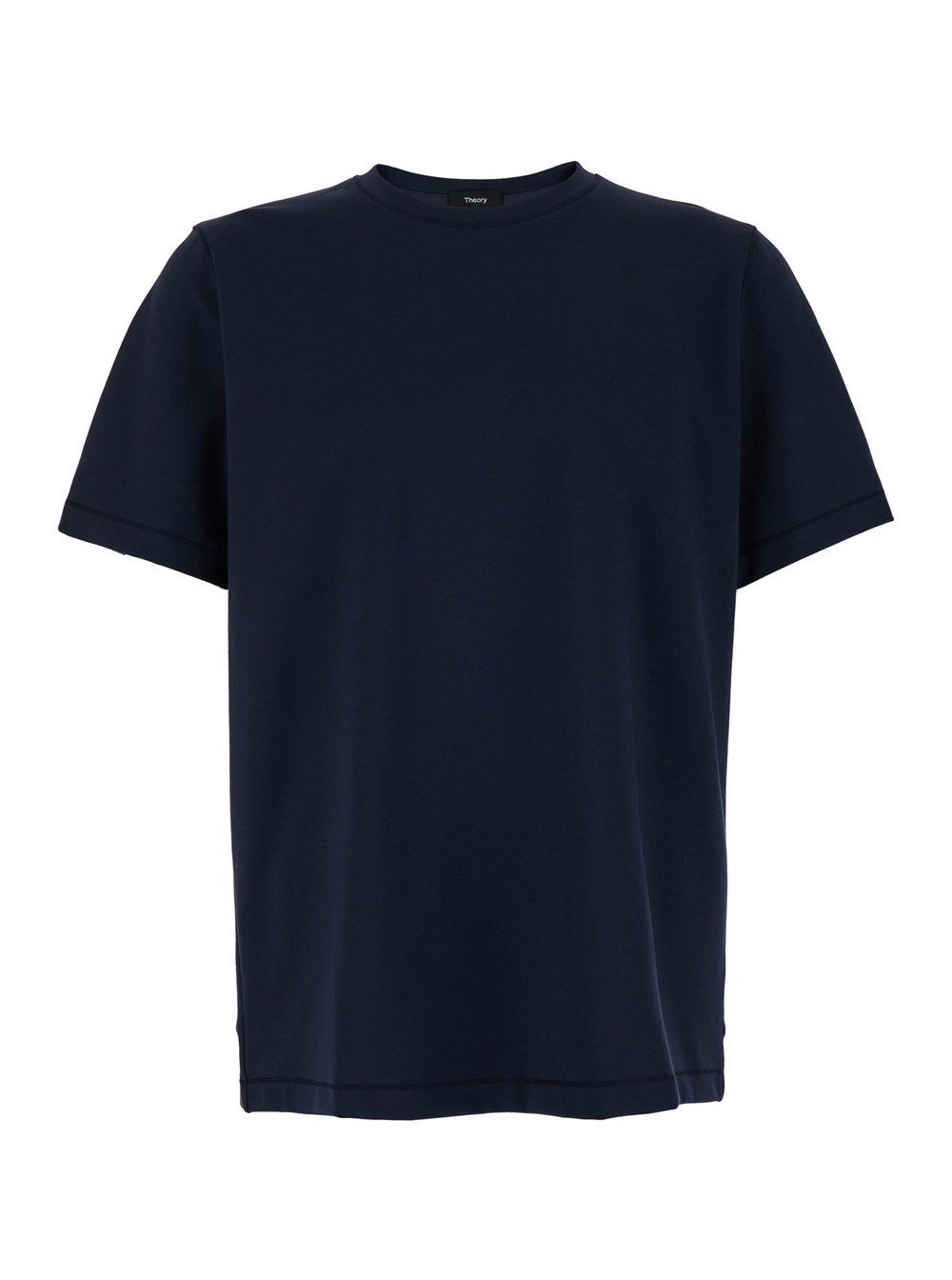Tシャツ・カットソー Theory Blue Crewneck T-Shirt in Jersey Man (M0196528 XHX) Theory Blue Crewneck T-shirt In Jersey Man | italist, ALWAYS