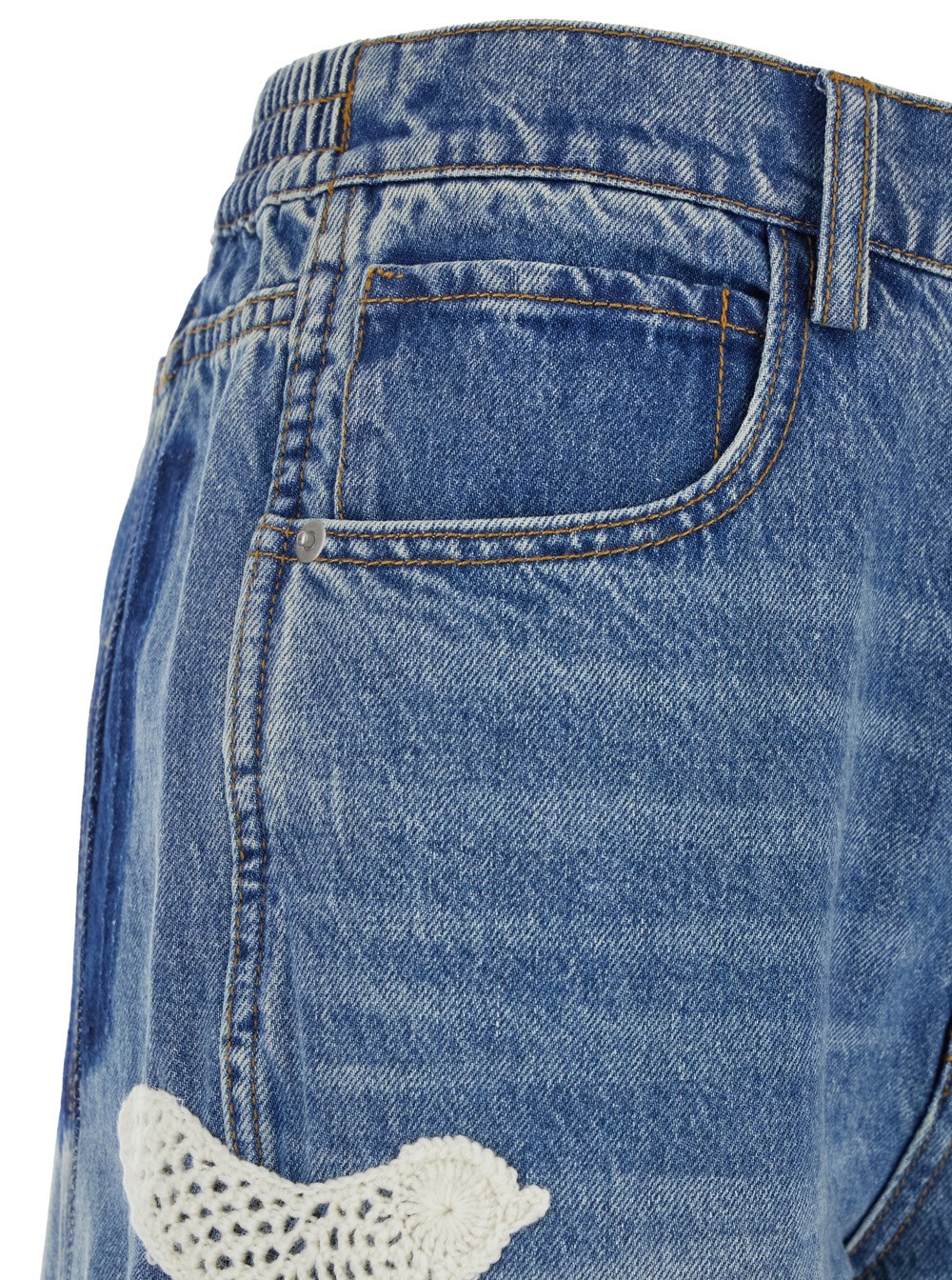 seanewyork paytonジーンズ　刺繍デニム seanewyork paytonジーンズ 刺繍デニム - メルカリ