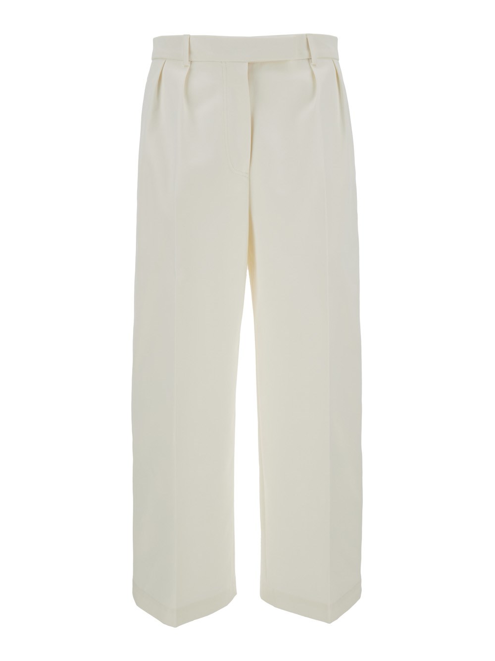 【送料&関税込】Thom Browne White Relaxed Pants With 4bar Rw THOM BROWNE | 4-Bar Motif Straight Leg Pants | Men | Lane