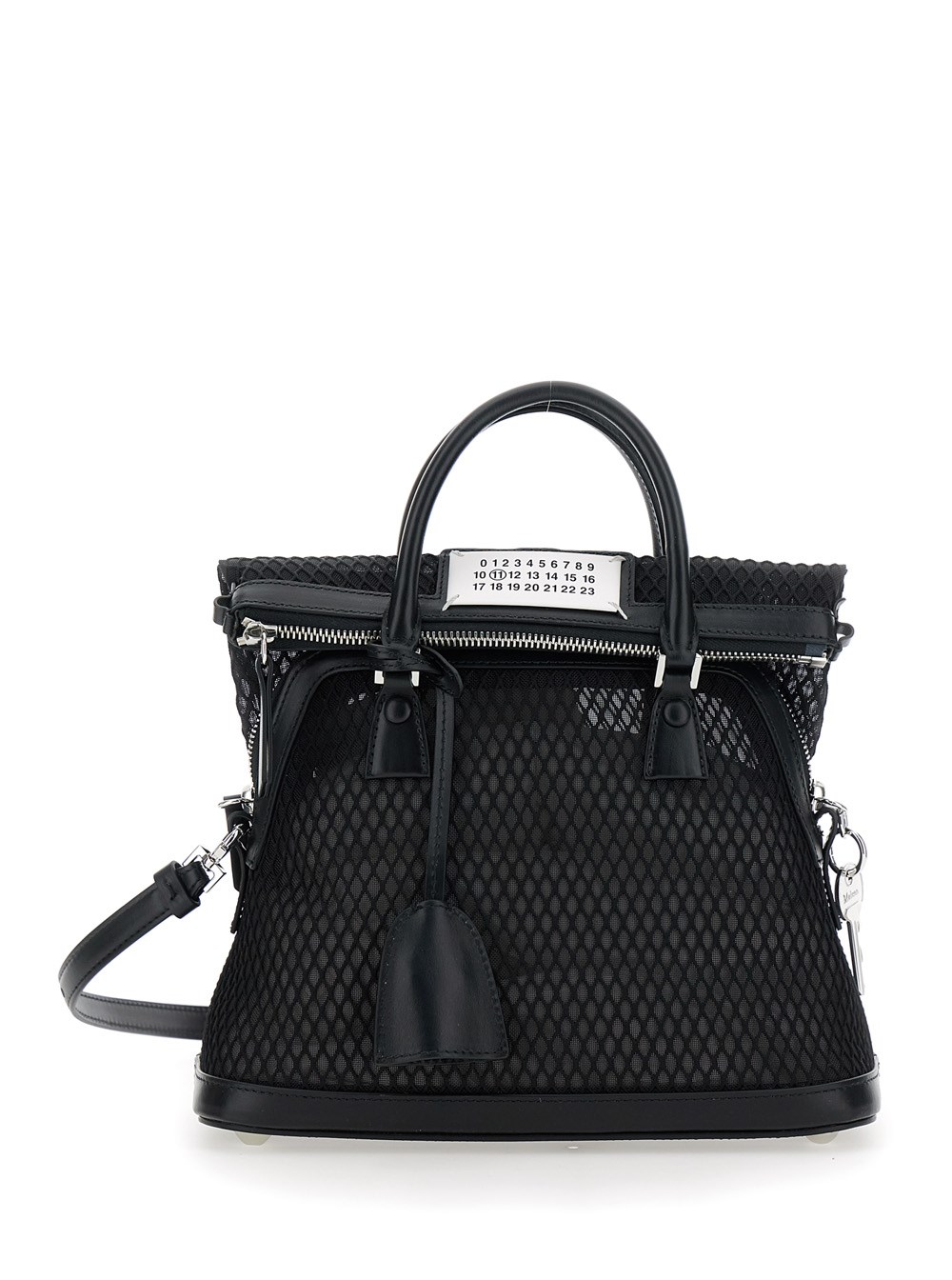 Maison margiela 'sac classique' black mini shoulder bag with
