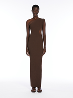 MAX MARA ★ ARDA1234 ABITO Women's Arda one-shoulder ribbed maxi dress | MAX MARA | 24S