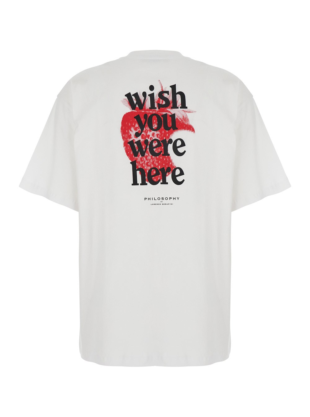 Philosophy di lorenzo serafini White t-shirt with maxi logo