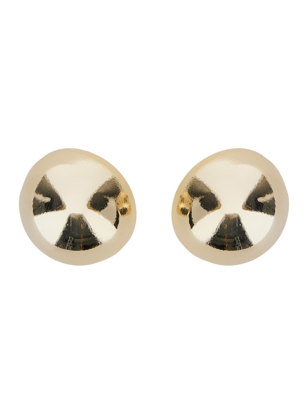 ピアス SILVIA GNECCHI SS25 SADE EARRINGS (OR002 GOLD) Silvia gnecchi 'sade' metallic earings with rear closure and