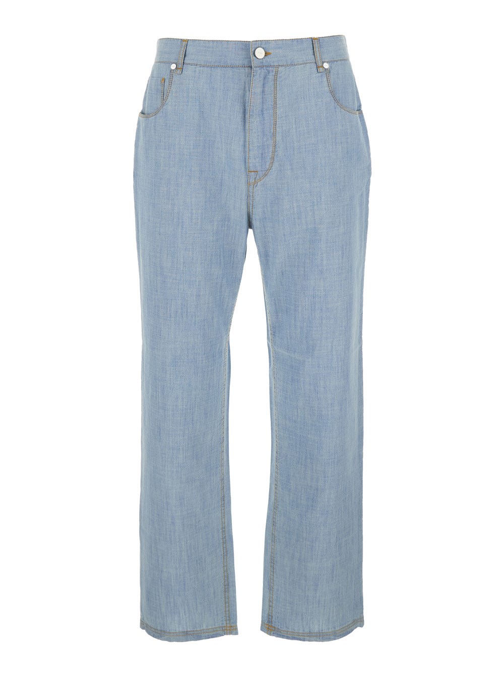 【FENDI】 grey cotton denim jeans （関税送料込） Fendi Straight-leg jeans for Men | Online Sale up to 59% off