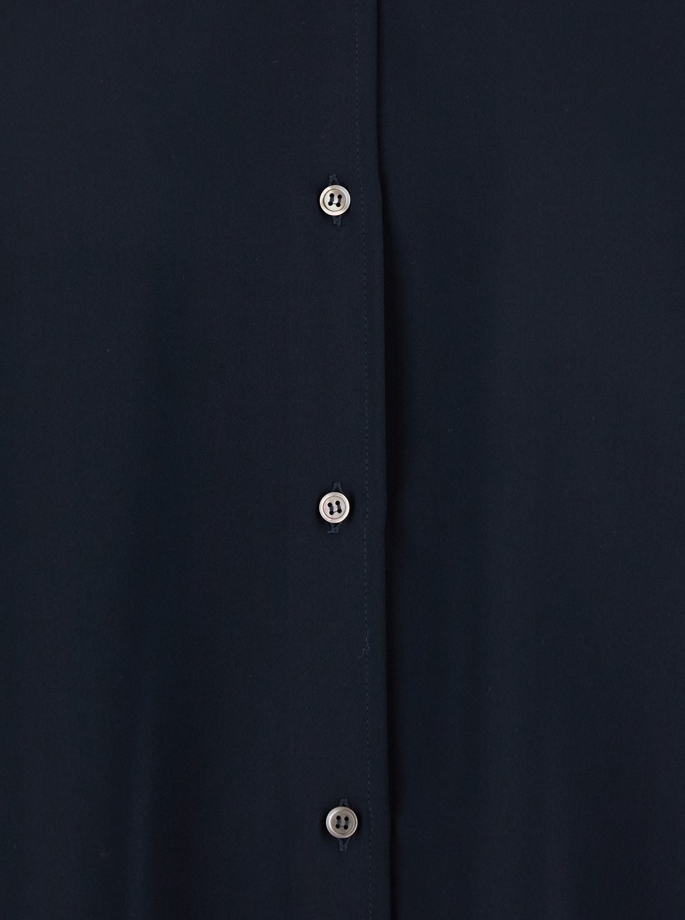 Plain Blue shirt with classic collar in tech fabric woman