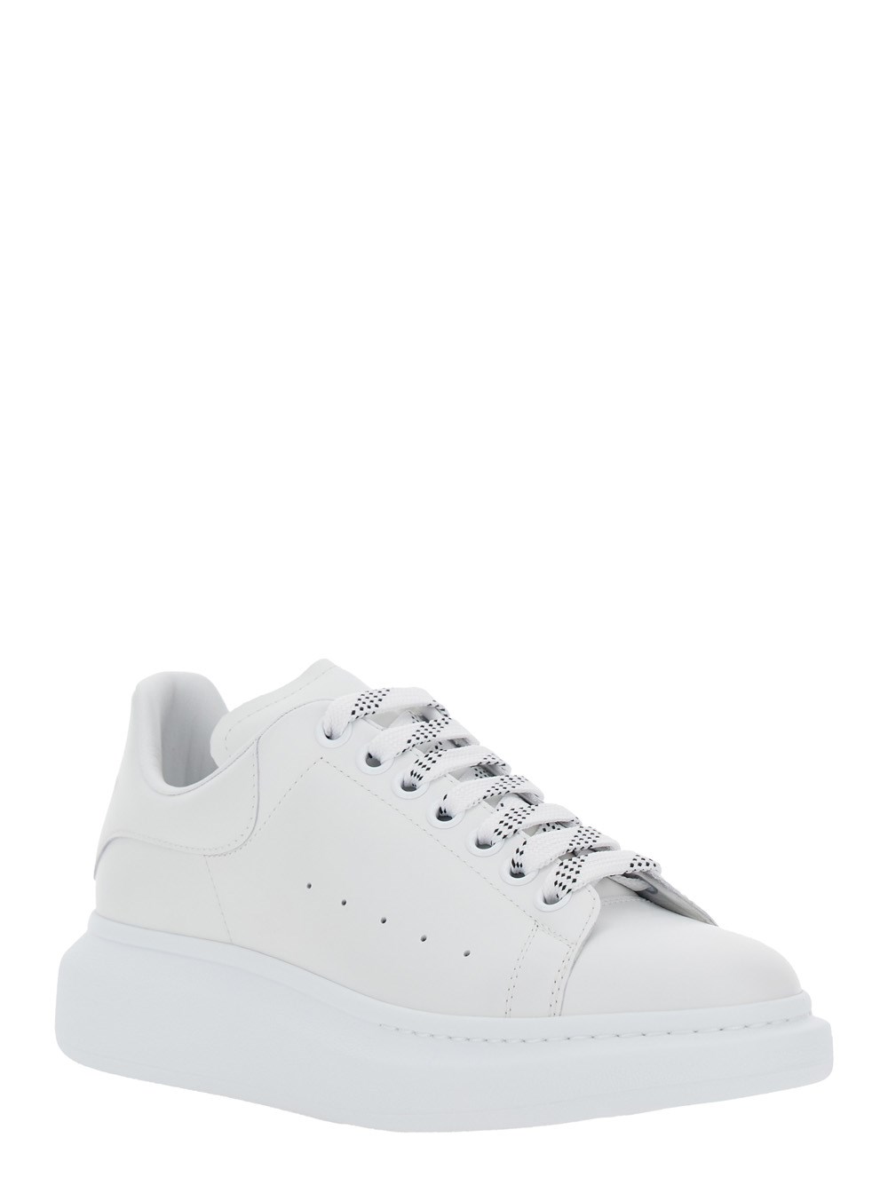 Alexander mcqueen White low top sneakers with logo lettering