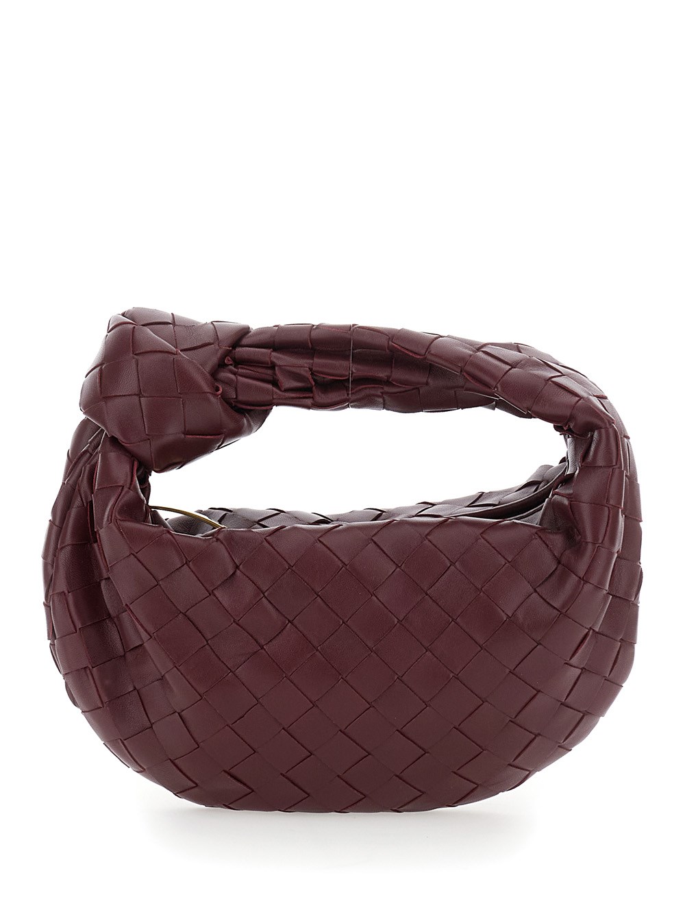 【BOTTEGA VENETA】スモール ジョディ ボルドー Bottega veneta 'mini jodie' bordeaux handbag with