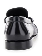 Saint laurent 'le loafer' black loafers with cassandre