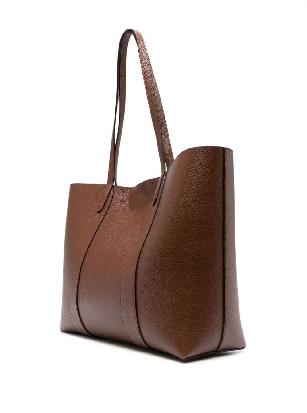 トートバッグ Mulberry Bayswater Brown Leather Handbag Mulberry Woman Mulberry | Bayswater Tote | Oak Small Classic Grain Leather
