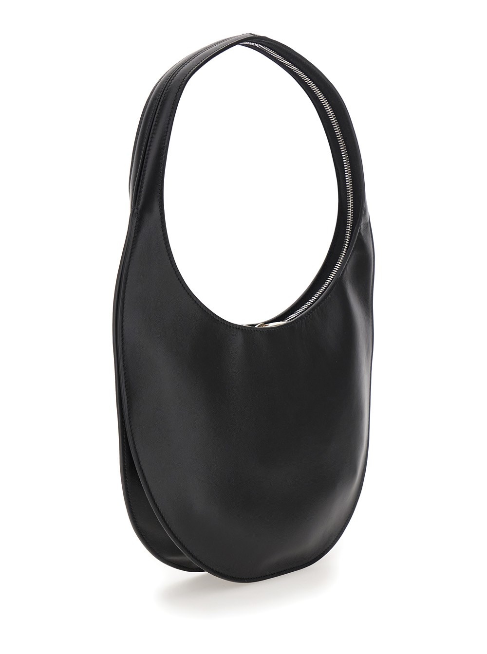 Coperni 'swipe medium' black shoulder bag with logo on front