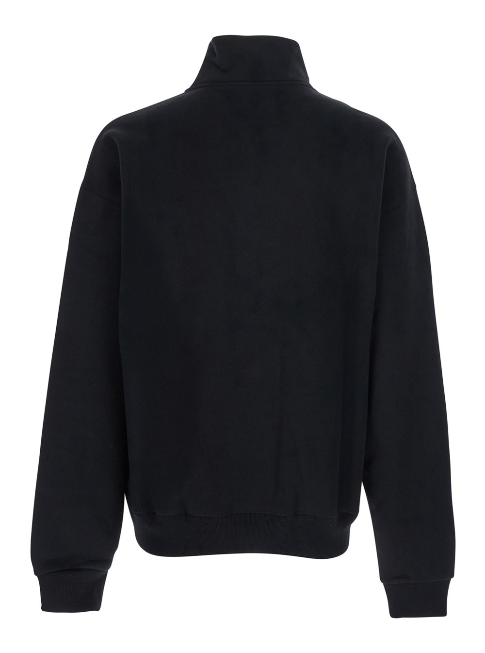 Jacquemus 'le camionneur gros grain' black sweatshirt with