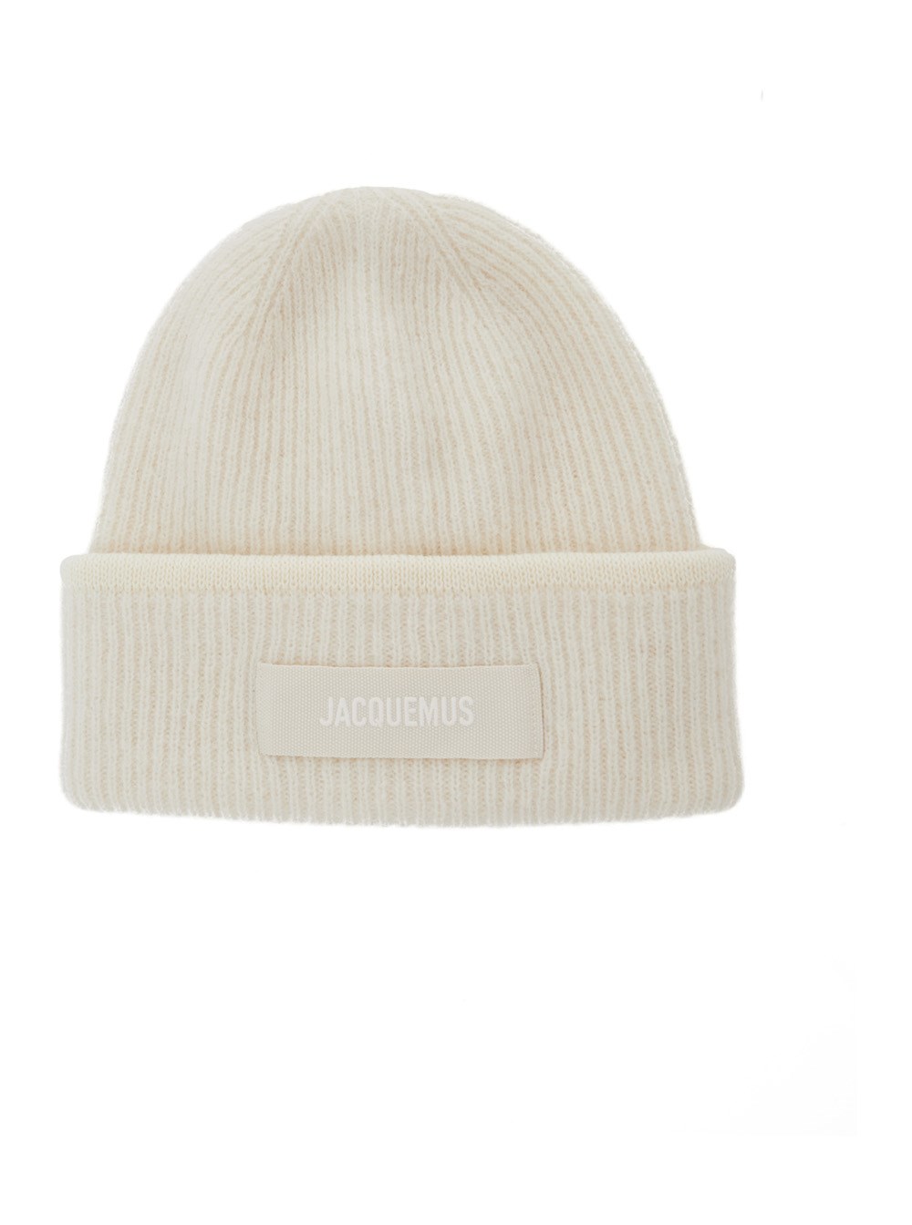 【JACQUEMUS】 Le Bonnet Gros Grain wool-blend beanie JACQUEMUS: Gray La Casa 'Le bonnet Gros Grain' Beanie | SSENSE