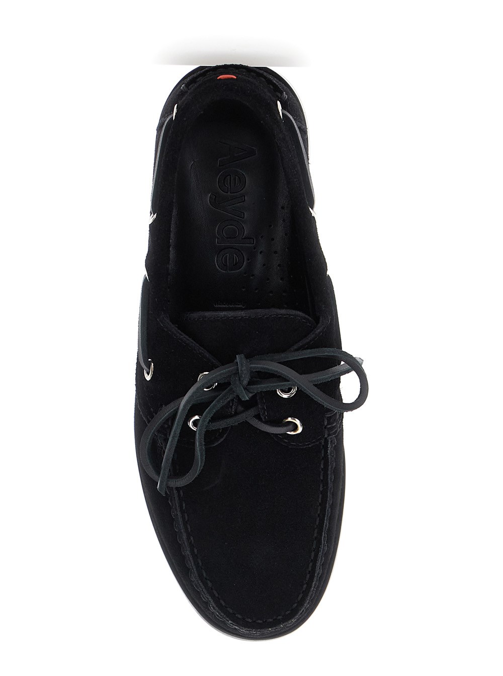 Aeyde Harris cow suede leather black available on Gaudenzi