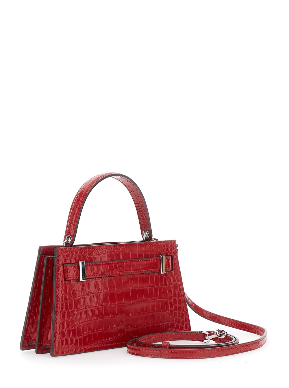 Tory burch 'petite lee radziwill' red crossbody bag with