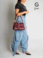 【関税＆送料込み】Dolce & Gabbana Bordeaux Handbag With Ke Dolce e gabbana Bordeaux handbag with key and padlock detail