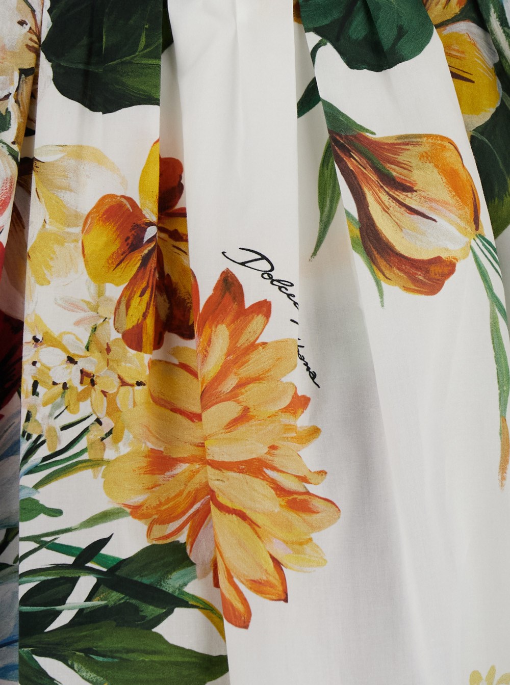 DOLCE&GABBANA キッズワンピース レモン柄&デニムスカート