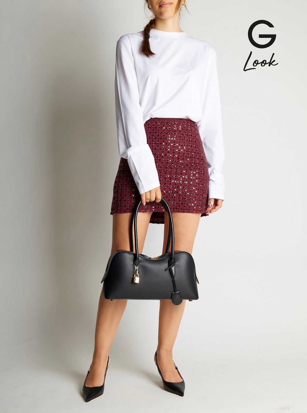 Stella mccartney Borsa a mano 'ryder' con dettaglio lucchetto con