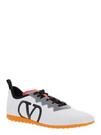 Valentino garavani White sneakers with asymmetric toe and vlogo
