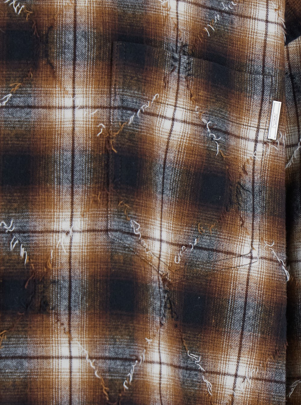 Tシャツ・カットソー JUUN.J Argyle Damaged Check Loose Fit Shirts Juun.j Argyle damaged check loose fit shirts available on