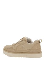 Ugg 'lo lowmel' beige sneakers with mesh inserts and logo on