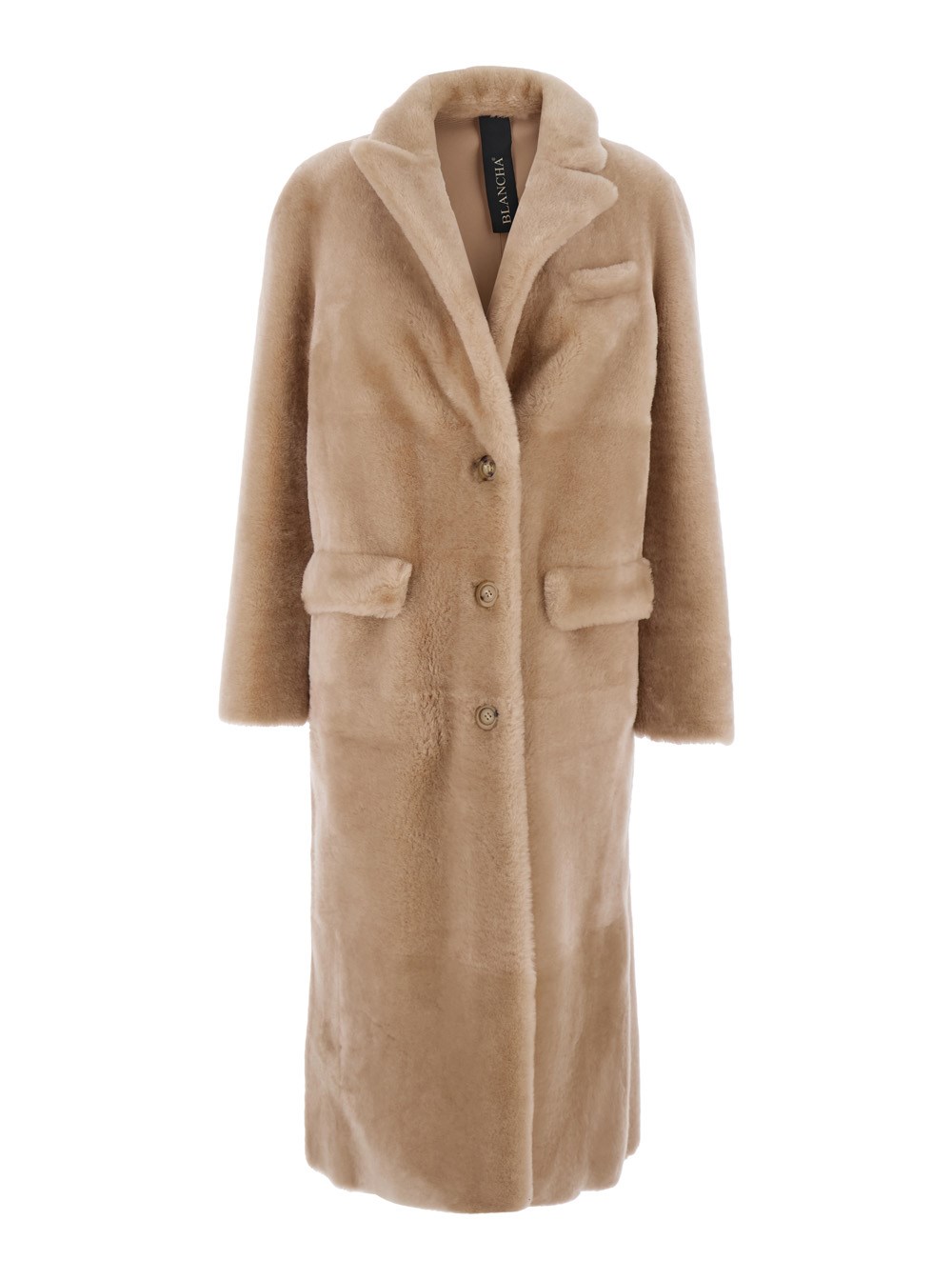 コート BLANCHA FW25 CAPPOTTO (25110 300SABBIA) Blancha Clothing for Women