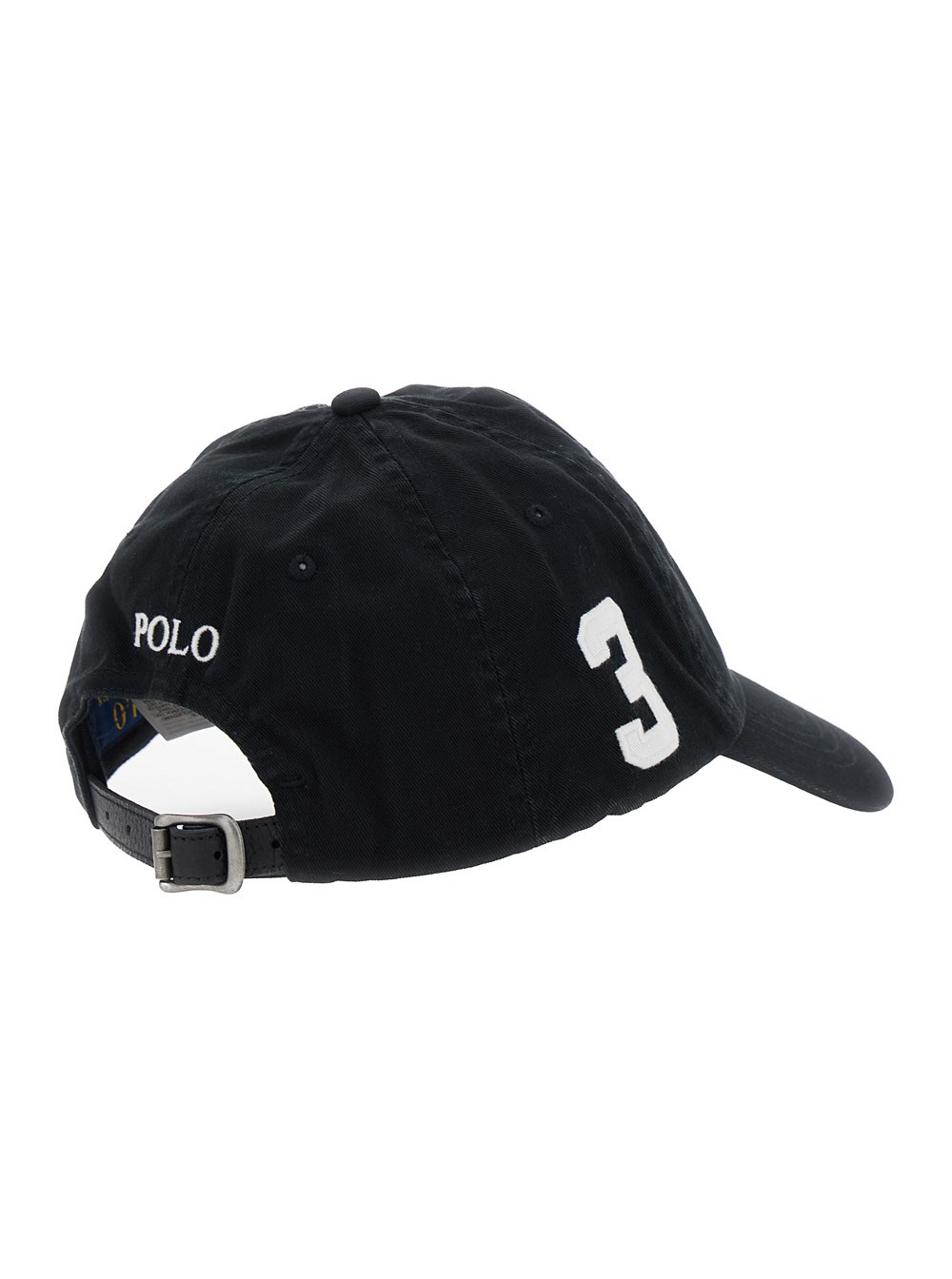 Polo ralph lauren Black baseball cap with maxi pony on the front