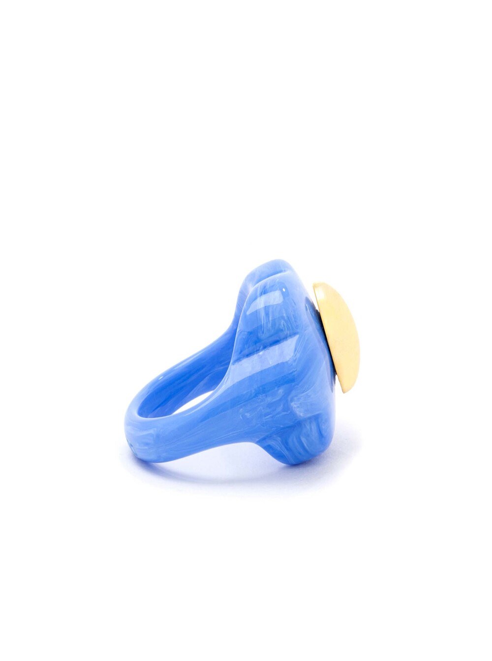 指輪・リング LA MANSO La Manso Woman's Forever Young Blue Plastic Ring La manso La manso woman's forever young blue plastic ring